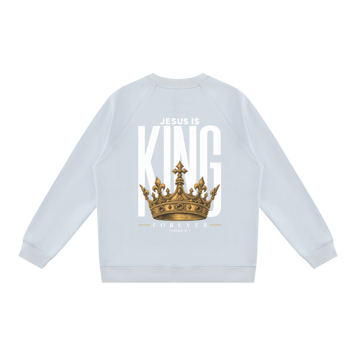 Jesus Is King Men's Regular Fit Crewneck Sweatshirt