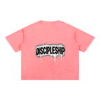 Discipleship Drip Mineral Wash Boxy Cotton T-Shirt