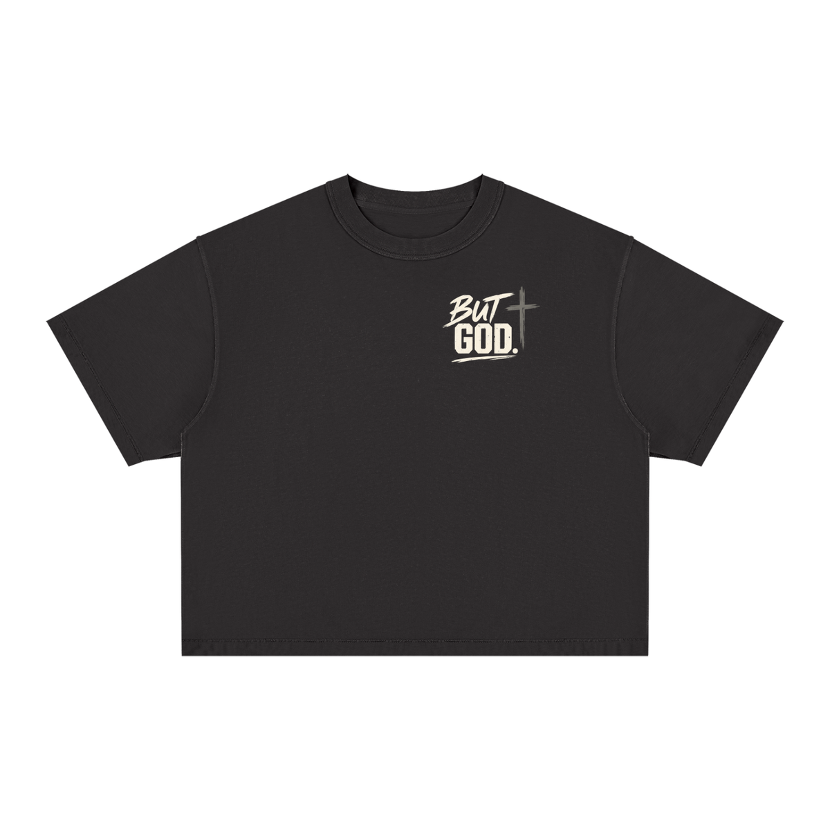 But God Vintage Wash Boxy T-Shirt