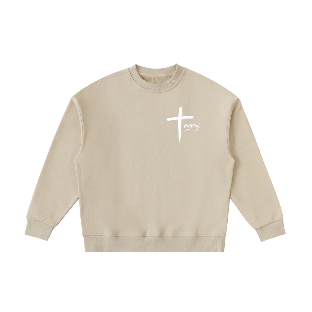 Mercy Rewrote Me Essential Fleece Kids' Crewneck Sweatshirt