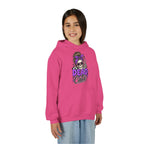 "Dead Cute" Skull Graphic Pullover (Purple Accent) Youth Hoodie