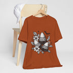 Candy Corn Floral Tee — Halloween Candy Corn Shirt