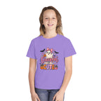 Youth Tee — "Creepin' It Cute" Halloween Ghost Graphic