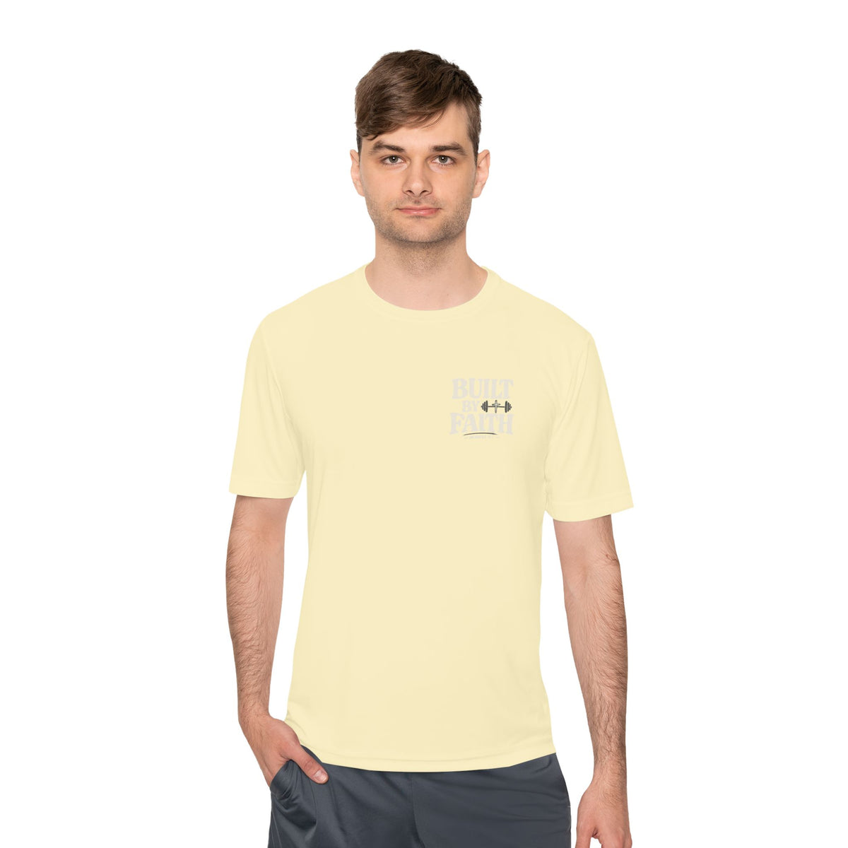 Built by Faith Workout Tee