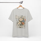 Beautiful In Its Time Floral Tee – Inspirational Vintage Flower Graphic T-Shirt