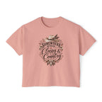 Somewhere Between Classy & Country Women's Boxy Tee