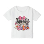 “Spooky But Make It Cute”  Toddler T‑Shirt Halloween Graphic