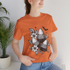 Candy Corn Floral Tee — Halloween Candy Corn Shirt