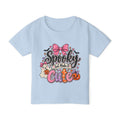 “Spooky But Make It Cute”  Toddler T‑Shirt Halloween Graphic