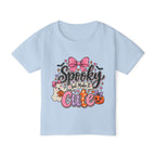 “Spooky But Make It Cute”  Toddler T‑Shirt Halloween Graphic