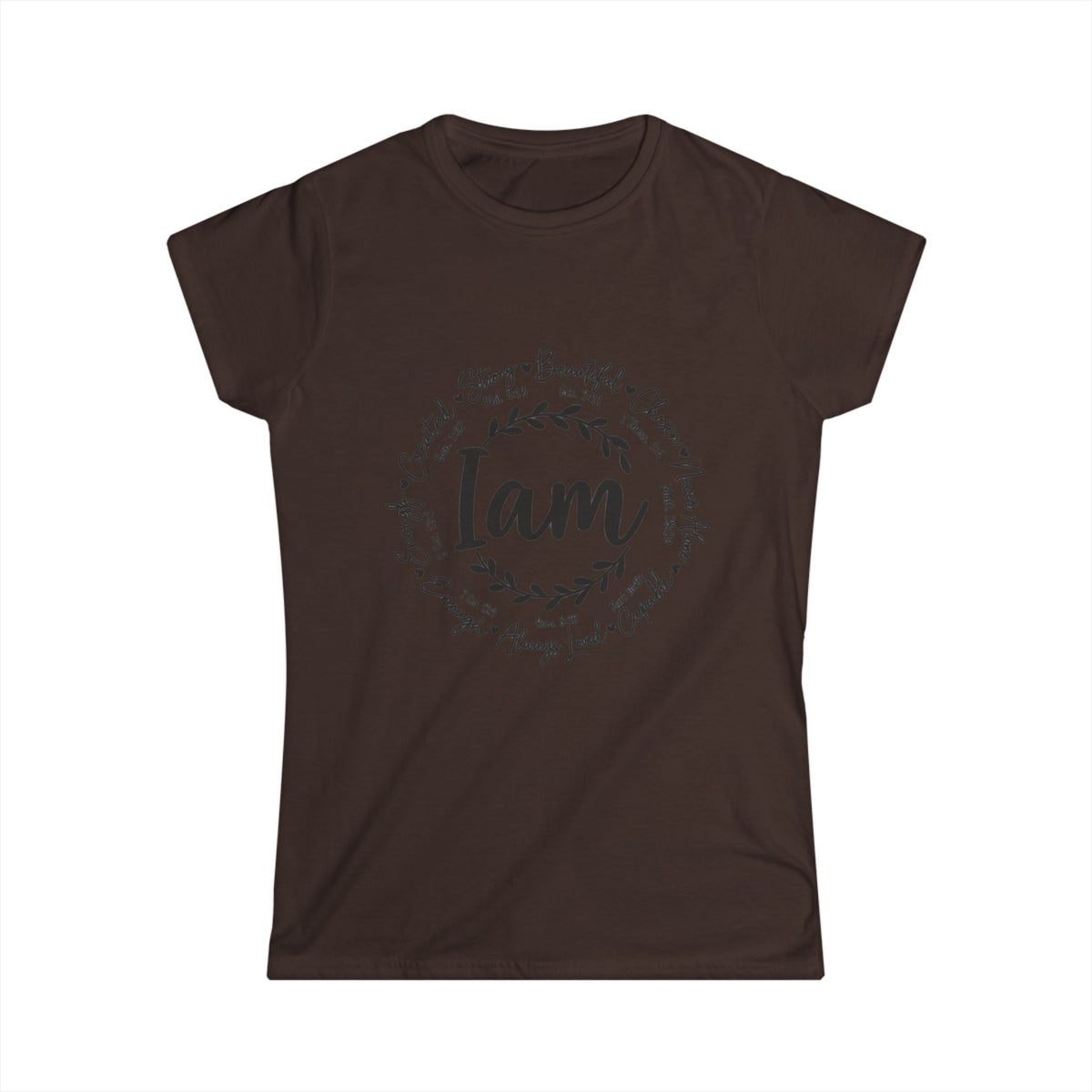 God is I am Women's T-Shirt - Classic White Softstyle Tee