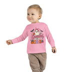 Toddler Long Sleeve Tee — 'Creepin' Cute' Halloween Ghost Shirt for Babies & Toddlers