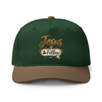 Jesus Follow Embroidered Two-Tone Cap