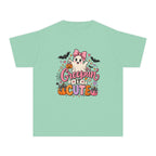 Youth Tee — "Creepin' It Cute" Halloween Ghost Graphic