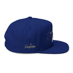 Flat Bill Cap — 'Daylight' Script Star Embroidered Snapback