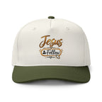 Jesus Follow Embroidered Two-Tone Cap