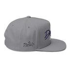 Flat Bill Cap — 'Daylight' Script Star Embroidered Snapback