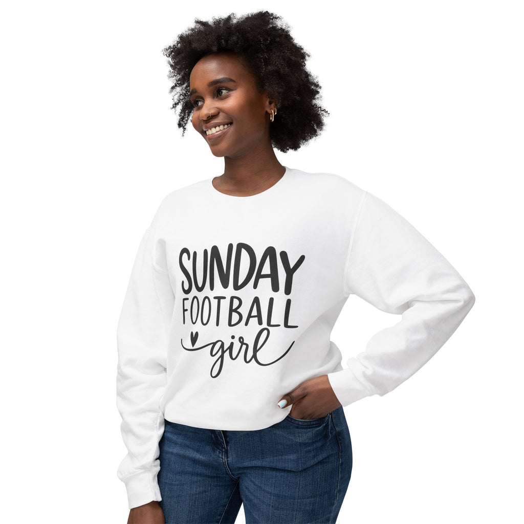 Sunday Football Girl Sweatshirt – Women’s Game Day Crewneck