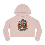 "Hello Football Season" Fall Game Day Sweatshirt Cropped Hoodie