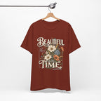 Beautiful In Its Time Floral Tee – Inspirational Vintage Flower Graphic T-Shirt