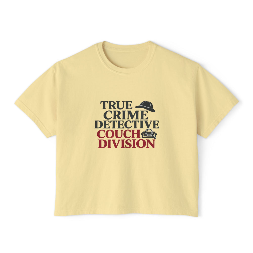True Crime Detective Couch Division Boxy Tee