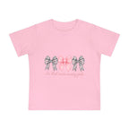 "So God Made Country Girls" Baby T-Shirt Pink Bow Graphic