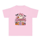 Youth Tee — "Creepin' It Cute" Halloween Ghost Graphic