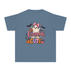 Youth Tee — "Creepin' It Cute" Halloween Ghost Graphic