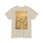 Christian Journey Tee — "Jesus is the Way" Map Back Print, Cross Chest Graphic