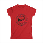 God is I am Women's T-Shirt - Classic White Softstyle Tee