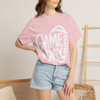 Women's Cutesy Game Day Football T-Shirt