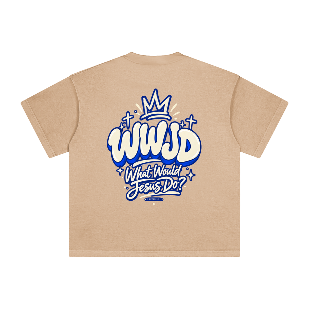 WWJD Heavyweight Vintage Washed T-Shirt