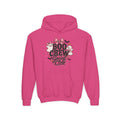 Boo Crew Youth Hoodie — Cute Pink Ghost Halloween Sweatshirt for Kids