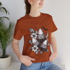 Candy Corn Floral Tee — Halloween Candy Corn Shirt