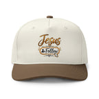 Jesus Follow Embroidered Two-Tone Cap