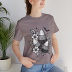 Candy Corn Floral Tee — Halloween Candy Corn Shirt