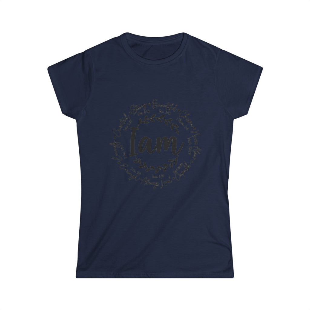 God is I am Women's T-Shirt - Classic White Softstyle Tee