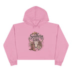 Southern Girl Crop Hoodie — Cowgirl Boots & Sunflower Western Crop Top