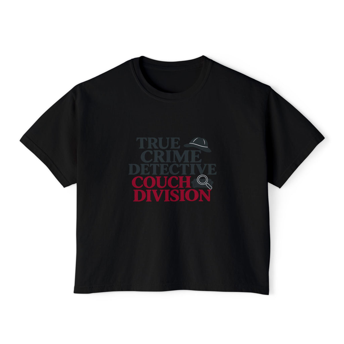 True Crime Detective Couch Division Boxy Tee