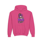 "Dead Cute" Skull Graphic Pullover (Purple Accent) Youth Hoodie