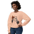 Halloween Skeleton Hands Crewneck Sweatshirt — Spooky Heart & Bat Design