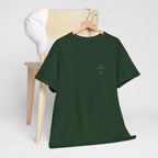 Christian Journey Tee — "Jesus is the Way" Map Back Print, Cross Chest Graphic
