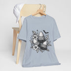 Candy Corn Floral Tee — Halloween Candy Corn Shirt