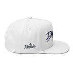 Flat Bill Cap — 'Daylight' Script Star Embroidered Snapback