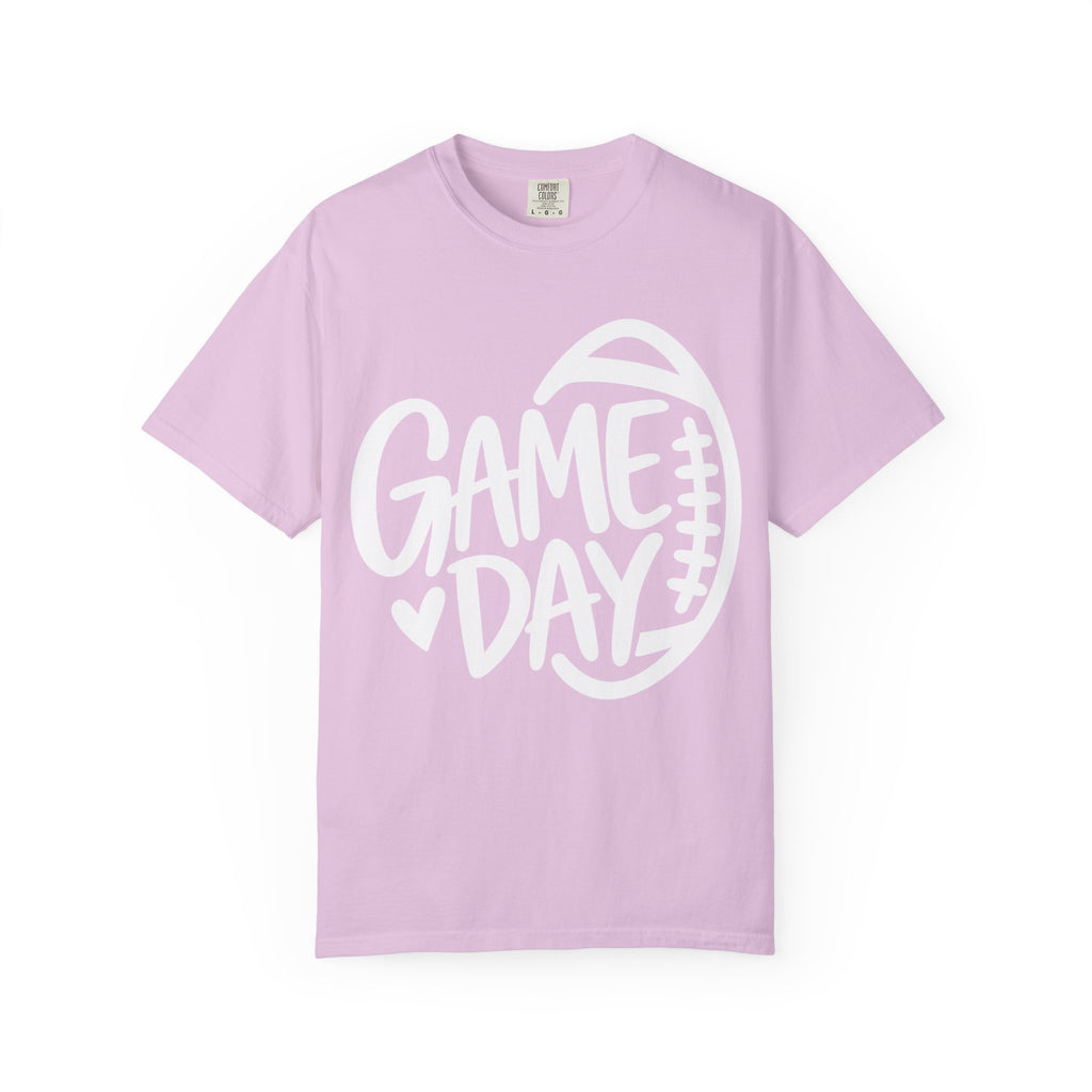 Women's Cutesy Game Day Football T-Shirt