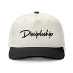 Discipleship Script Embroidered Cap — Two-Tone Christian Baseball Hat