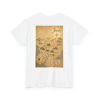 Christian Journey Tee — "Jesus is the Way" Map Back Print, Cross Chest Graphic