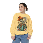 Boo-tiful Mess Sweatshirt – Teal Pumpkin with Leopard Bow & Daisies