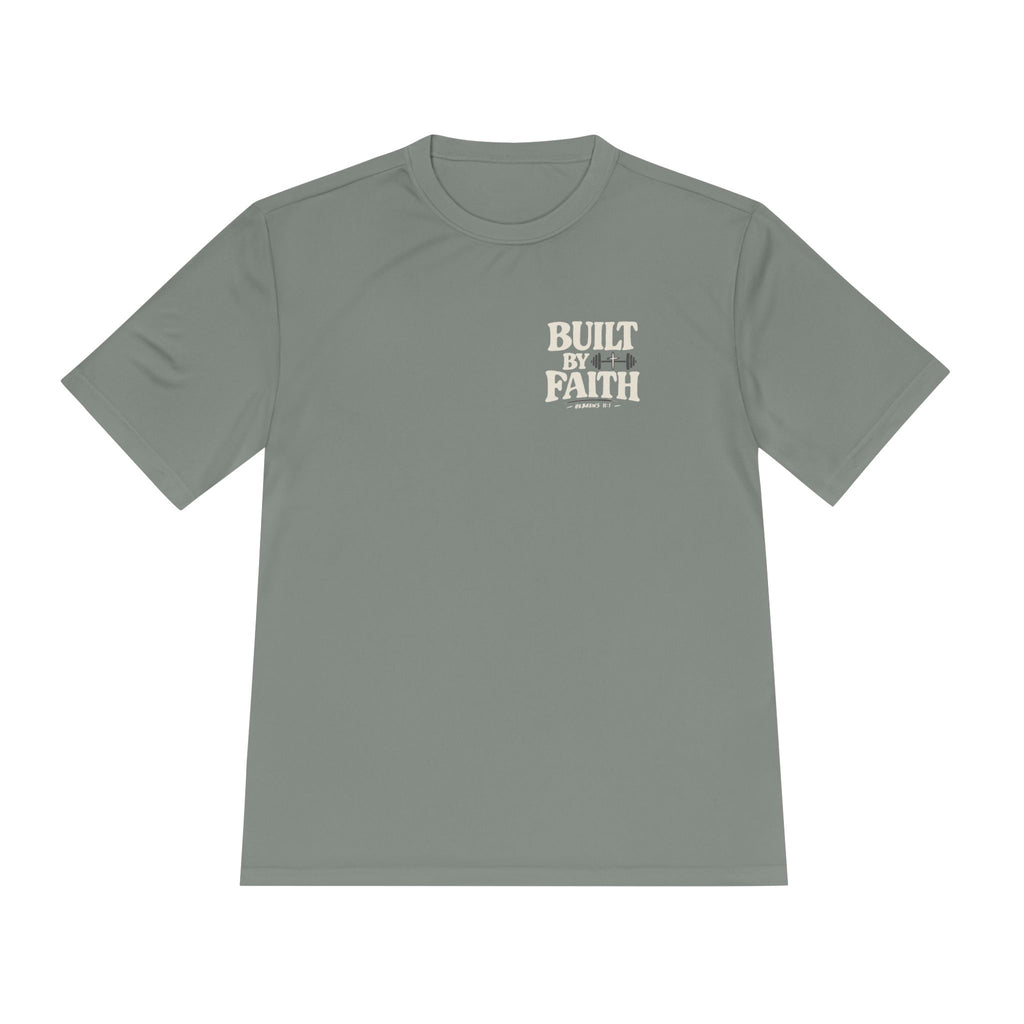 Built by Faith Workout Tee