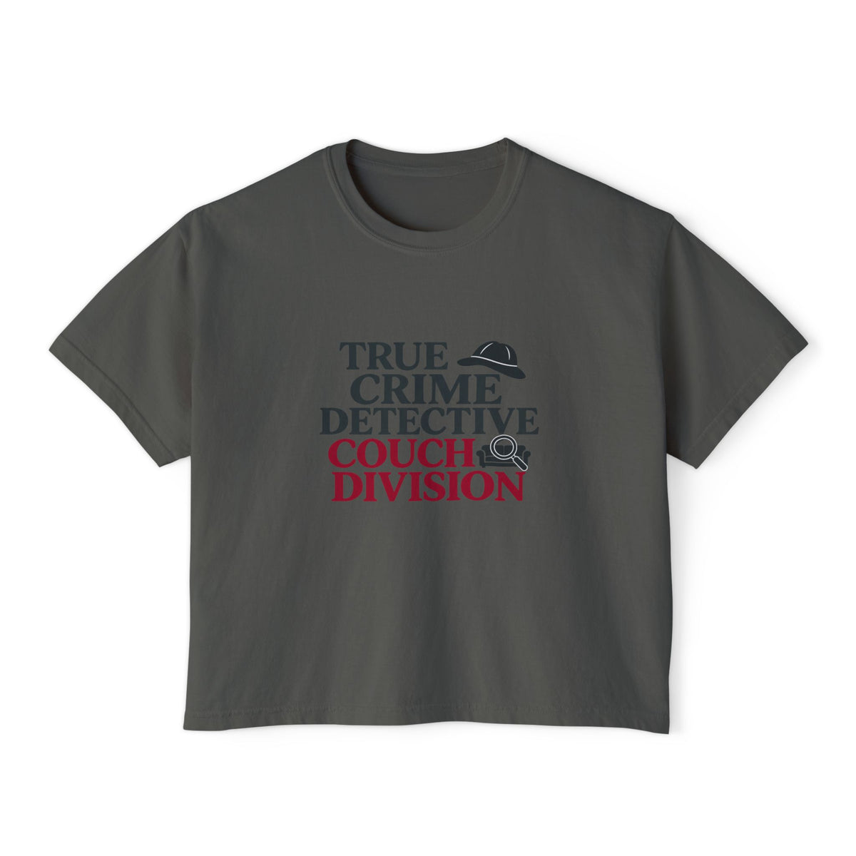True Crime Detective Couch Division Boxy Tee